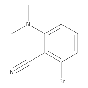 2-Bromo-6-(dimethylamino)benzonitrile Structure