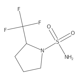 (R)-2-(Trifluoromethyl)pyrrolidine-1-sulfonamide Structure