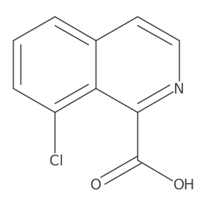8-Chloroisoquinoline-1-carboxylic acid结构式