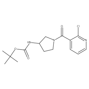 Tert-butyl (1-(2-chloronicotinoyl)pyrrolidin-3-yl)carbamate Structure