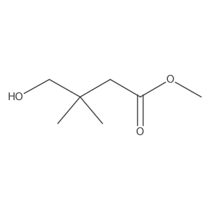 Methyl 4-hydroxy-3,3-dimethylbutanoate结构式