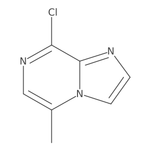8-Chloro-5-methyl-imidazo[1,2-a]pyrazine结构式