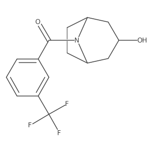 8-[3-(Trifluoromethyl)benzoyl]-8-azabicyclo[3.2.1]octan-3-ol结构式