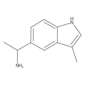 1-(3-Methyl-1H-indol-5-YL)ethan-1-amine结构式