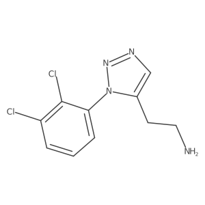 2-[1-(2,3-Dichlorophenyl)-1H-1,2,3-triazol-5-yl]ethan-1-amine Structure