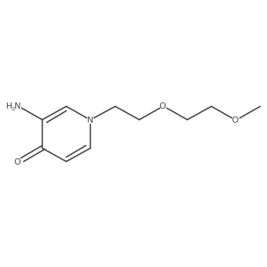 3-Amino-1-[2-(2-methoxyethoxy)ethyl]-1,4-dihydropyridin-4-one Structure