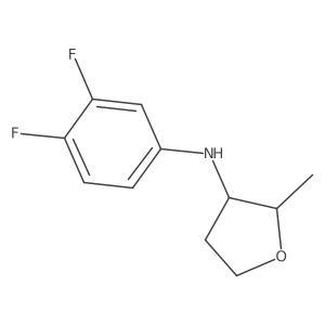 N-(3,4-Difluorophenyl)-2-methyloxolan-3-amine Structure