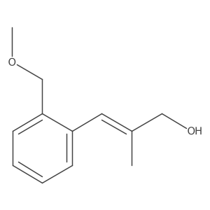 3-[2-(Methoxymethyl)phenyl]-2-methylprop-2-en-1-ol结构式