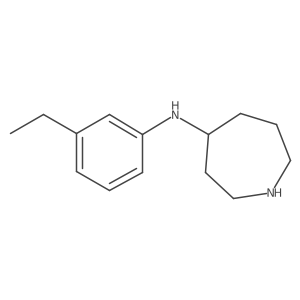 N-(3-ethylphenyl)azepan-4-amine Structure