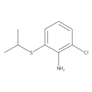 2-Chloro-6-(propan-2-ylsulfanyl)aniline Structure