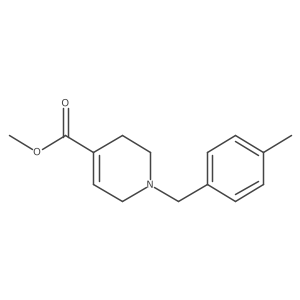 Methyl 1-[(4-methylphenyl)methyl]-1,2,3,6-tetrahydropyridine-4-carboxylate结构式
