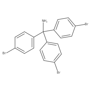 Benzenemethanamine, 4-bromo-I+/-,I+/--bis(4-bromophenyl)-结构式