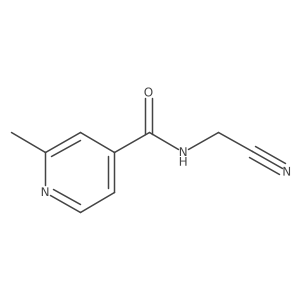 N-(cyanomethyl)-2-methylpyridine-4-carboxamide Structure