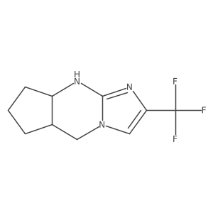 11-(Trifluoromethyl)-1,8,10-triazatricyclo[7.3.0.0,3,7]dodeca-9,11-diene结构式