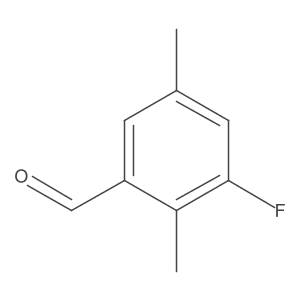 3-Fluoro-2,5-dimethylbenzaldehyde结构式