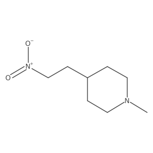 1-Methyl-4-(2-nitroethyl)piperidine Structure
