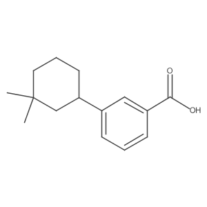 3-(3,3-Dimethylcyclohexyl)benzoic acid结构式