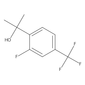 2-[2-Fluoro-4-(trifluoromethyl)phenyl]propan-2-ol Structure