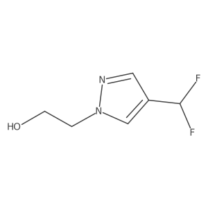 2-[4-(difluoromethyl)-1H-pyrazol-1-yl]ethan-1-ol结构式