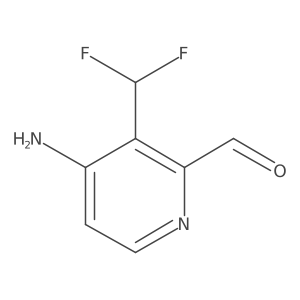 4-Amino-3-(difluoromethyl)picolinaldehyde Structure