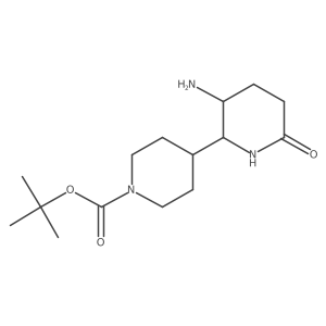 tert-Butyl (2S,3R)-3-amino-6-oxo-[2,4'-bipiperidine]-1'-carboxylate Structure