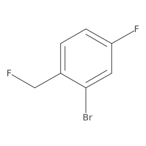2-Bromo-4-fluoro-1-(fluoromethyl)benzene Structure