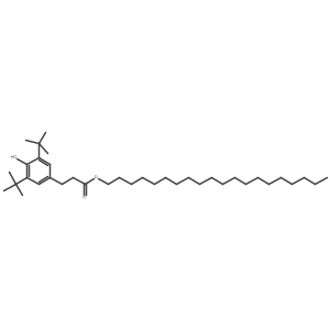 Eicosyl 3,5-di-tert-butyl-4-hydroxyhydrocinnamate Structure