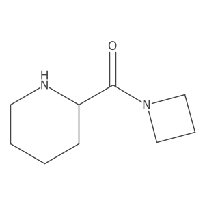 2-(Azetidine-1-carbonyl)piperidine Structure