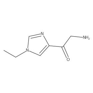 2-Amino-1-(1-ethyl-1H-imidazol-4-yl)ethan-1-one Structure