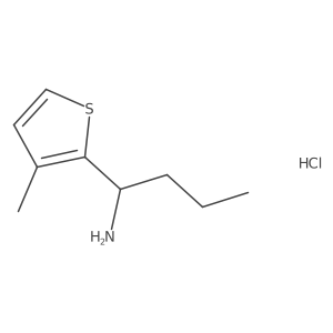 1-(3-Methylthiophen-2-yl)butan-1-amine hydrochloride结构式