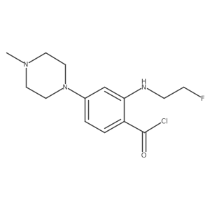 2-(2-Fluoroethylamino)-4-(4-methylpiperazin-1-yl)benzoyl chloride结构式