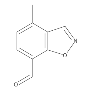 4-Methylbenzo[d]isoxazole-7-carbaldehyde结构式