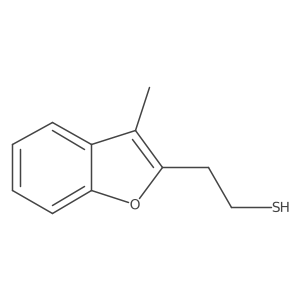 2-(3-Methyl-1-benzofuran-2-yl)ethane-1-thiol结构式
