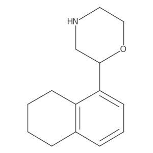 2-(5,6,7,8-Tetrahydronaphthalen-1-yl)morpholine Structure