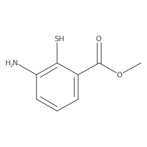 Methyl 3-amino-2-mercaptobenzoate Structure