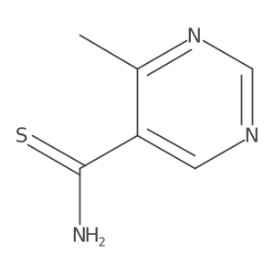 4-Methylpyrimidine-5-carbothioamide结构式