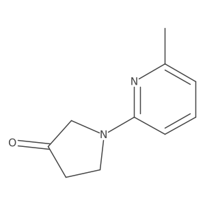 3-Pyrrolidinone, 1-(6-methyl-2-pyridinyl)-结构式