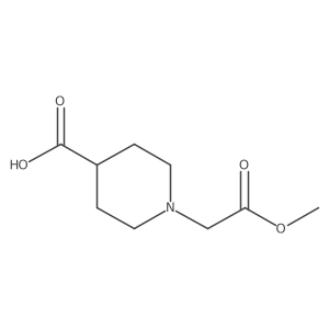 1-Methyl 4-carboxy-1-piperidineacetate结构式