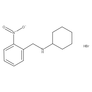 N-(2-nitrobenzyl)cyclohexanamine hydrobromide Structure