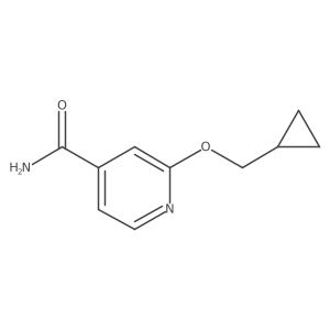 2-(Cyclopropylmethoxy)isonicotinamide结构式