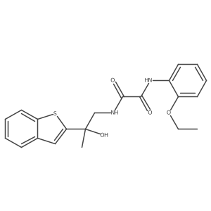 N1-(2-(benzo[b]thiophen-2-yl)-2-hydroxypropyl)-N2-(2-ethoxyphenyl)oxalamide Structure