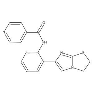 N-(2-(2,3-dihydroimidazo[2,1-b]thiazol-6-yl)phenyl)isonicotinamide结构式