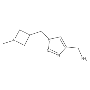 (1-((1-methylazetidin-3-yl)methyl)-1H-1,2,3-triazol-4-yl)methanamine Structure