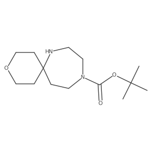 tert-Butyl 3-oxa-7,10-diazaspiro[5.6]dodecane-10-carboxylate Structure