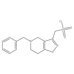 {5-benzyl-4H,5H,6H,7H-[1,2]oxazolo[4,5-c]pyridin-3-yl}methanesulfonyl chloride Structure