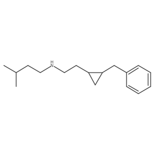 [2-(2-Benzylcyclopropyl)ethyl](3-methylbutyl)amine Structure