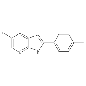 5-fluoro-2-(4-methylphenyl)-1H-pyrrolo[2,3-b]pyridine Structure