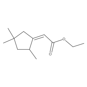 ethyl 2-[(1Z)-2,4,4-trimethylcyclopentylidene]acetate Structure