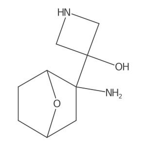 3-{2-Amino-7-oxabicyclo[2.2.1]heptan-2-yl}azetidin-3-ol Structure