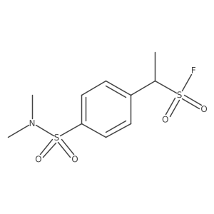 1-[4-(Dimethylsulfamoyl)phenyl]ethane-1-sulfonyl fluoride结构式